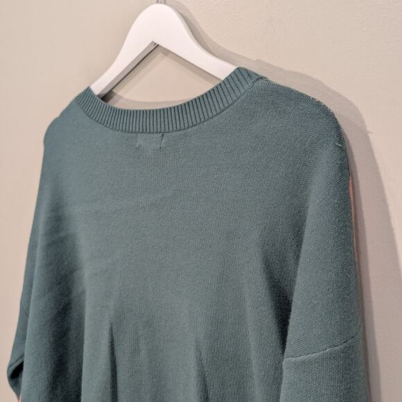 Originality Mushroom Rainbow Floral Sweater Bold Whimsical Style - Size M - Picture 4 of 7